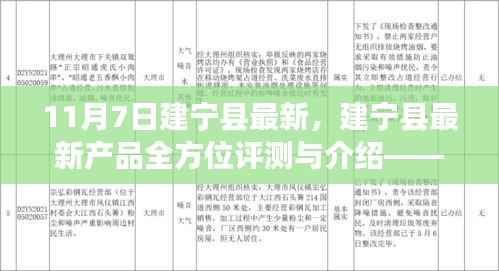 建宁县最新产品全方位深度评测与介绍,特性、体验、竞争对比及目标用户分析报告(XX年11月版)