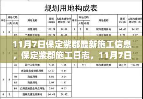 保定紫郡最新施工进展,11月7日日志与家的温馨日常