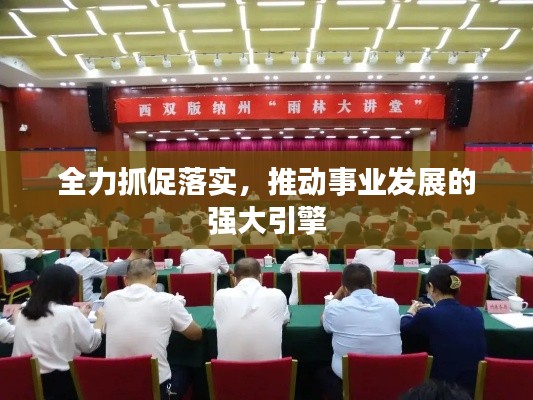 全力抓促落实,推动事业发展的强大引擎
